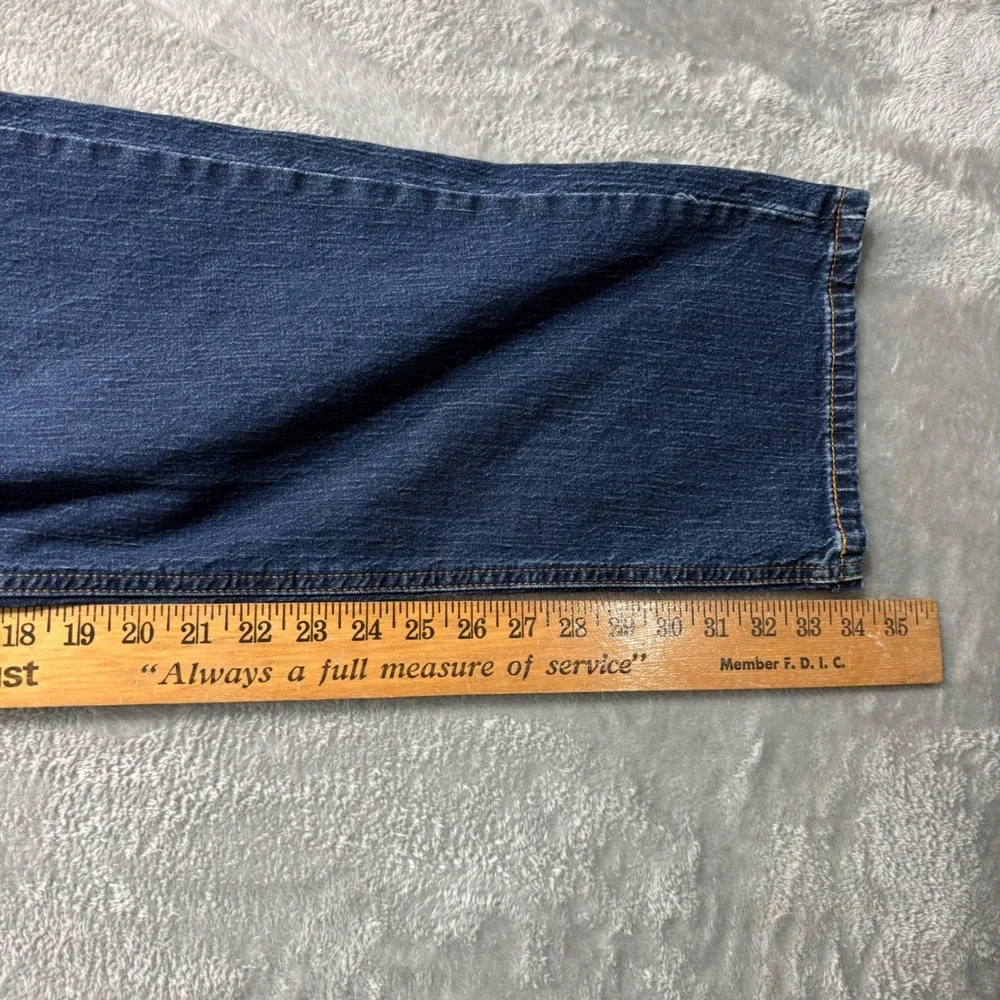 Levi's 541 Athletic Taper Jeans Men 42x34 Dark Wash Blue Denim Pants
